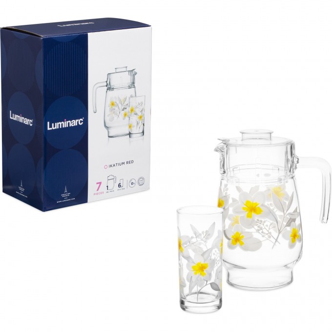 Набор питьевой LUMINARC IKATIUM YELLOW 7 предметов V0069
