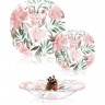Сервиз LUMINARC CARINA FLOWER PAD ROSE 18 предметов V1321