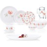Столовый сервиз LUMINARC DIWALI PETALO GREY (ПЕТАЛО ГРЕЙ) 46 предметов Q7821