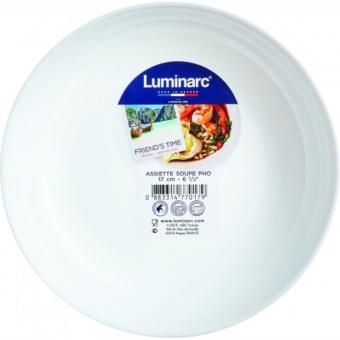 Тарелка для подачи LUMINARC ФРЕНДС ТАЙМ 17 см P6280