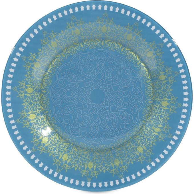 Тарелка обеденная LUMINARC BAGATELLE TURQUOISE 25 см Q8808